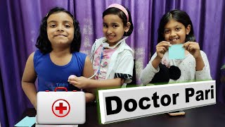 Doctor game in HindiPART1Playing With Doctor SetDoctor Pari किड्स डॉक्टर सेट  डॉक्टर किड्स गेम [upl. by Earised]