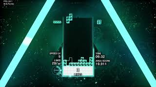 Retroid Pocket 5  Tetris Effect Connected S Gameplay [upl. by Imailiv]