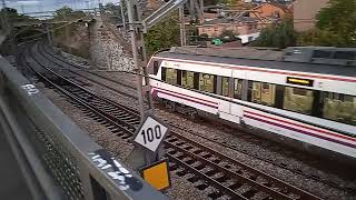 Renfe Cercanías UT465Civiadoble destino Las RozasChamartinAtochaAlcala de Henares [upl. by Alliehs]