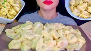 ASMR TORTELLINI PASTA MUKBANG EATING SOUNDS [upl. by Iover]