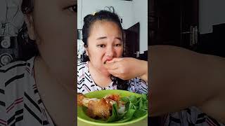 MUKBANG ASMR AYAM GORENG COCOL SAMBAL LALAP TIMUN DAUN KEMANGI asmr [upl. by Hawkins738]