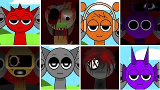 All Phase in Incredibox Sprunki  Phase 1 VS Phase 2 VS Phase 3 VS Phase 4 VS Phase 5 [upl. by Kevyn]