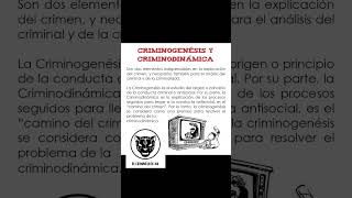 Criminogénesis [upl. by Esilanna]