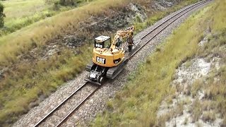 High Rail Excavator for Schwarz Excavations [upl. by Moonier672]