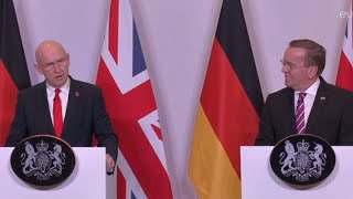 Neuer Verteidigungspakt Deutschland und Großbritannien vertiefen militärische Zusammenarbeit [upl. by Aihc]