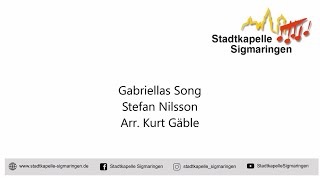 Gabriellas Song Stefan Nielsson arr Kurt Gäble  Stadtkapelle Sigmaringen [upl. by Felicity263]