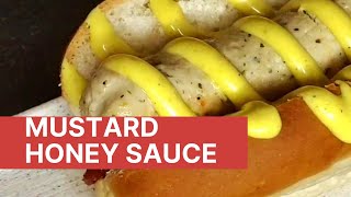 Honey Mustard Dipping Sauce Recipe • Delicious Quick amp Easy [upl. by Rehc]