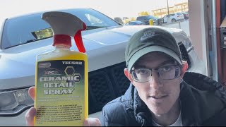 REVIEWING TECHNICIANS CHOICE CERAMIC DETAIL SPRAY  Detailing [upl. by Gabi115]