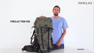 FORCLAZ TREK 900 BACKPACK REVIEW [upl. by Analihp]