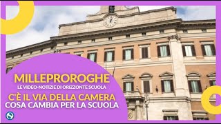 Decreto Milleproroghe cosa cambia per la scuola Tutte le novità [upl. by Harim731]