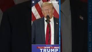 Donald Trump talks about NYC Mayor Eric Adams indictment on federal charges [upl. by Ellocin253]