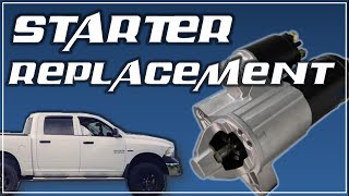 Ram 1500 Starter Replacement [upl. by Lynnea]