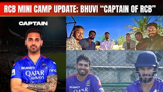 RCB Mini Camp Update ahead of IPL 2025  Bhuvi new Captain of RCB  Krunal Pandya Check in [upl. by Sumedocin]