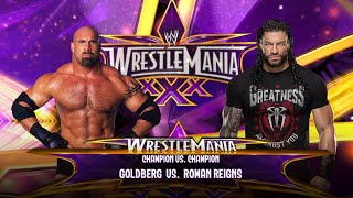 ROMAN REIGNS VS GOLDBERG  WWE 2K24  CHAMPION VS CHAMPION  HELAMBU GAMING [upl. by Akselav]