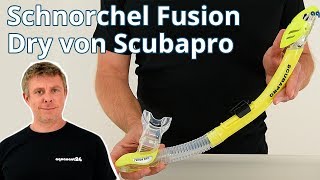 Schnorchel Fusion Dry von Scubapro [upl. by Alrahc606]