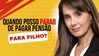 QUANDO É POSSÍVEL PARAR DE PAGAR PENSÃO PARA FILHO 🤔💰 Possibilidades  Pedido de Exoneração  Lei [upl. by Trow]