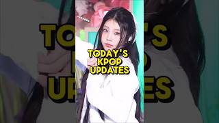 TODAYS KPOP UPDATES 🔥 kpop short [upl. by Sedgewick77]