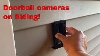 Install Your Ring Doorbell 3 Easily Even If You Have Siding With This 3d Printed Adapter [upl. by Raynold708]