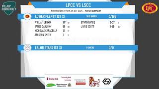 Lower Plenty 1st XI v Lalor Stars 1st XI [upl. by Eceer]