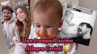 una TRANQUILLISSIMA allegra Cerioli 😂❤️ contento papà 😂❤️ [upl. by Acnalb573]