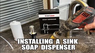 How to Install a Sink Soap Dispenser [upl. by Rawden357]