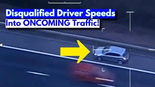 Disqualified Driver Takes HUGE RISKS During High Speed Pursuit [upl. by Richardson189]