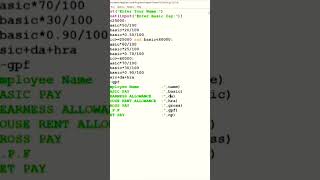 How to calculate the Employee Salary in Python Program l learnprogramming coding tamil python [upl. by Marchak]