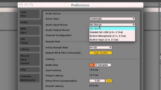 Ableton Live 9 Tutorial  Part 1 Audio Interface Setup [upl. by Waldon]