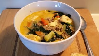 Sausage and Cheese Tortellini Soup [upl. by Anirad]