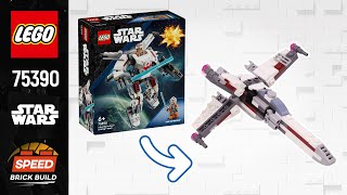 LEGO Star Wars XWing V2 MOC 7539097 pcs Alternate Build for Luke Skywalker XWing Mech  SBB [upl. by Bilicki811]