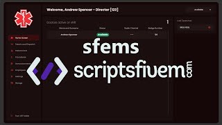 sfems  EMS job for your FiveM server 🚑 MDT GPS DISPATCH HEALTH STATUS [upl. by Kruse]