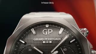 GirardPerregaux Laureato Chronograph Ti49 [upl. by Erialc]