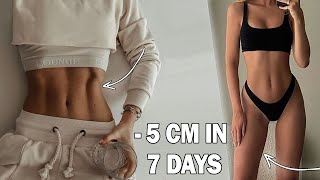 5 CM IN 1 WEEK🤯 thin legs and a thin waist ✔ [upl. by Poland]