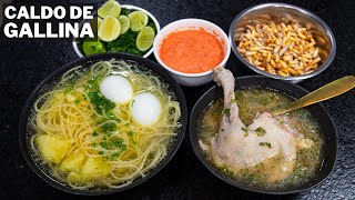 CALDO de Gallina Peruano Facil y Economico  Abelca [upl. by Aeduj]