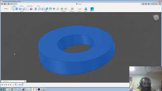 Modeling a BeveledAngled Washer in Fusion 360 [upl. by Ekalb]