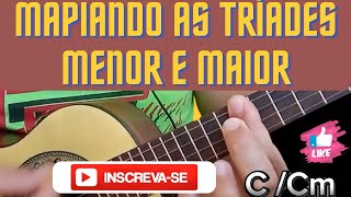 Mapiando as tríades maiores e menores no cavaquinho [upl. by Tavie]