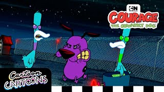 Twin Beaks  Courage the Cowardly Dog  Cartoon Cartoons [upl. by Arrimat]