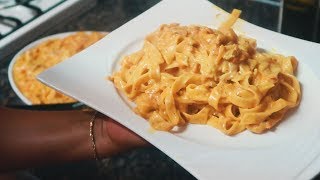 Jinsi ya Kupika Tambi za Nyama ya Kuku Creamy Chicken Pasta [upl. by Lisette]