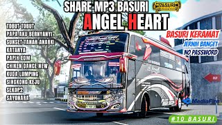 🤤 SHARE BASURI MP3 ANGEL HEART ALFAYED ‼️ BASURI TERBAIK 2024 ‼️ MP3 BUSSID V432 [upl. by Namreg]