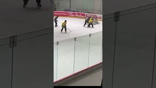 Mid Canada Tournament ringette save goalie MidCanada goaliesaves reginaringette bigsave [upl. by Yrot]