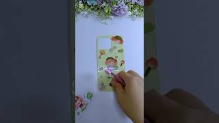 DIY Forest Case decoration phonecase diy cutecase sticker youtube tutorial [upl. by Katzen]