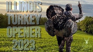 Illinois Turkey Opener 2023  Gobbler down on first hunt of the year [upl. by Nohcim]