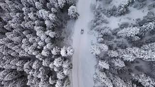 Mestia Svaneti in winter  road to hatsvali [upl. by Sheldon]