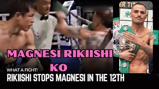 Magnesi Rikiishi grande Match di Boxe con Ko drammatico [upl. by Octavla852]