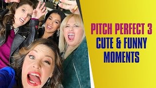 Anna Kendrick Gets Mad when Chrissie Fit Sings Dont You  Pitch Perfect 3 Cast Cute amp Funny Moments [upl. by Schulz]