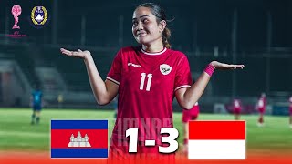 🔴 FULL HIGHLIGHT FINAL TIMNAS PUTRI  INDONESIA VS KAMBOJA  AFF Women’s Cup 2024  YES JUARA [upl. by Hanas]