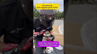 Abu gosong jadi gank motor animal cat hewankucing kucinglucu funny zevaxavier [upl. by Htebazile404]