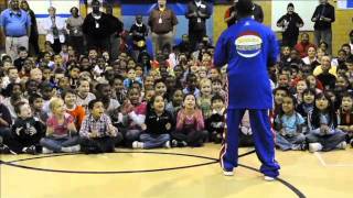 Harlem Globetrotters spread CHEER for Character [upl. by Pufahl]