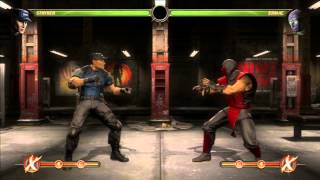 Mortal Kombat 9  Stryker Combo Compilation [upl. by Jonah672]