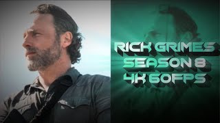 Rick Grimes S8 Scenepack 4k 60FPS UPSCALING [upl. by Elinad]